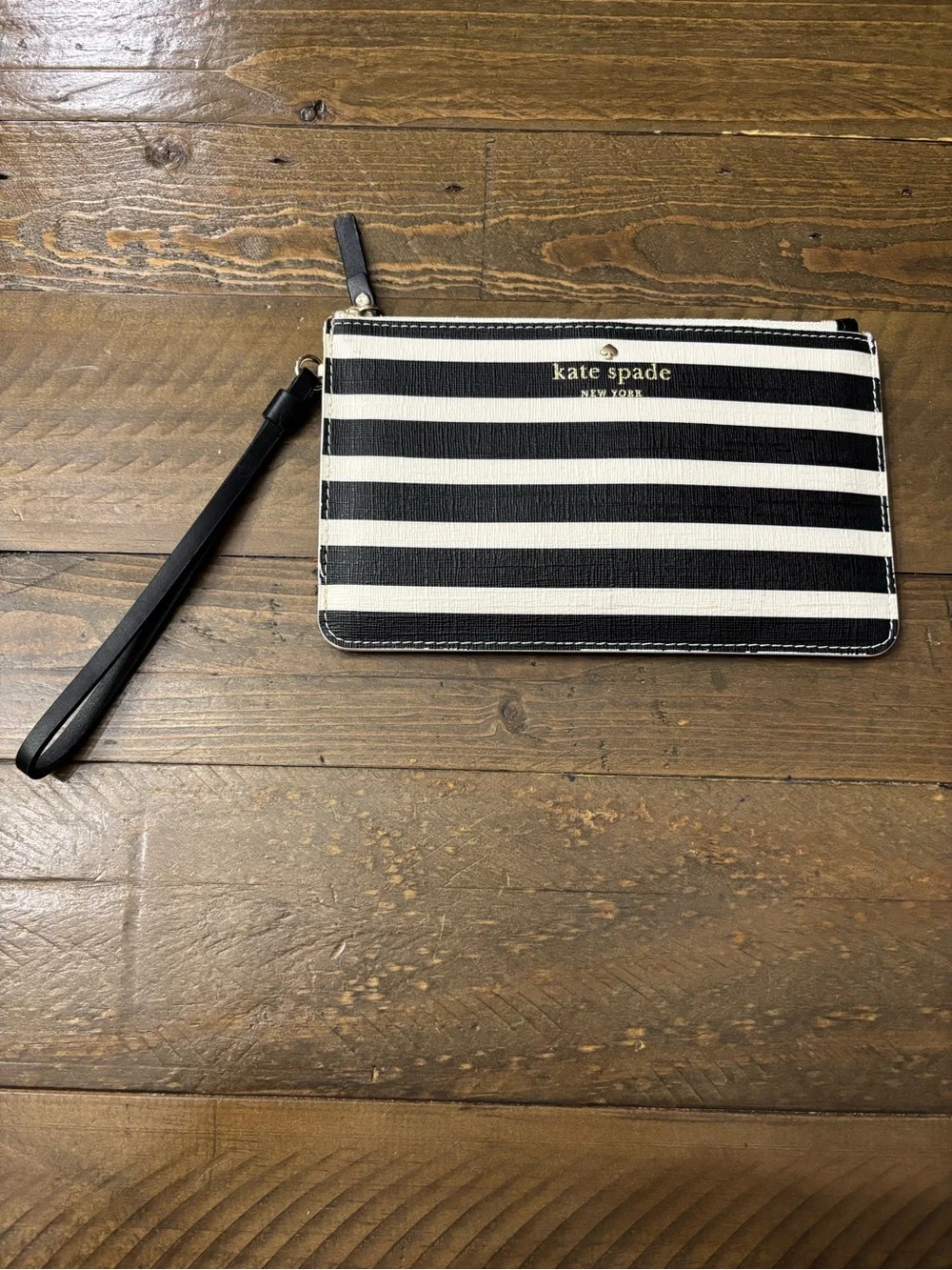 Kate Spade New York Fairmount Square Slim Bee Striped Wristlet - Storybook Lined
